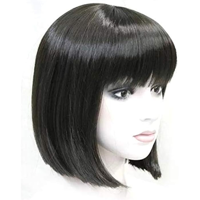 DILLARDS Lydell Synthetic Wig Short Bob Party Halloween Cosplay Wigs For Women Dark Brown - Image 1